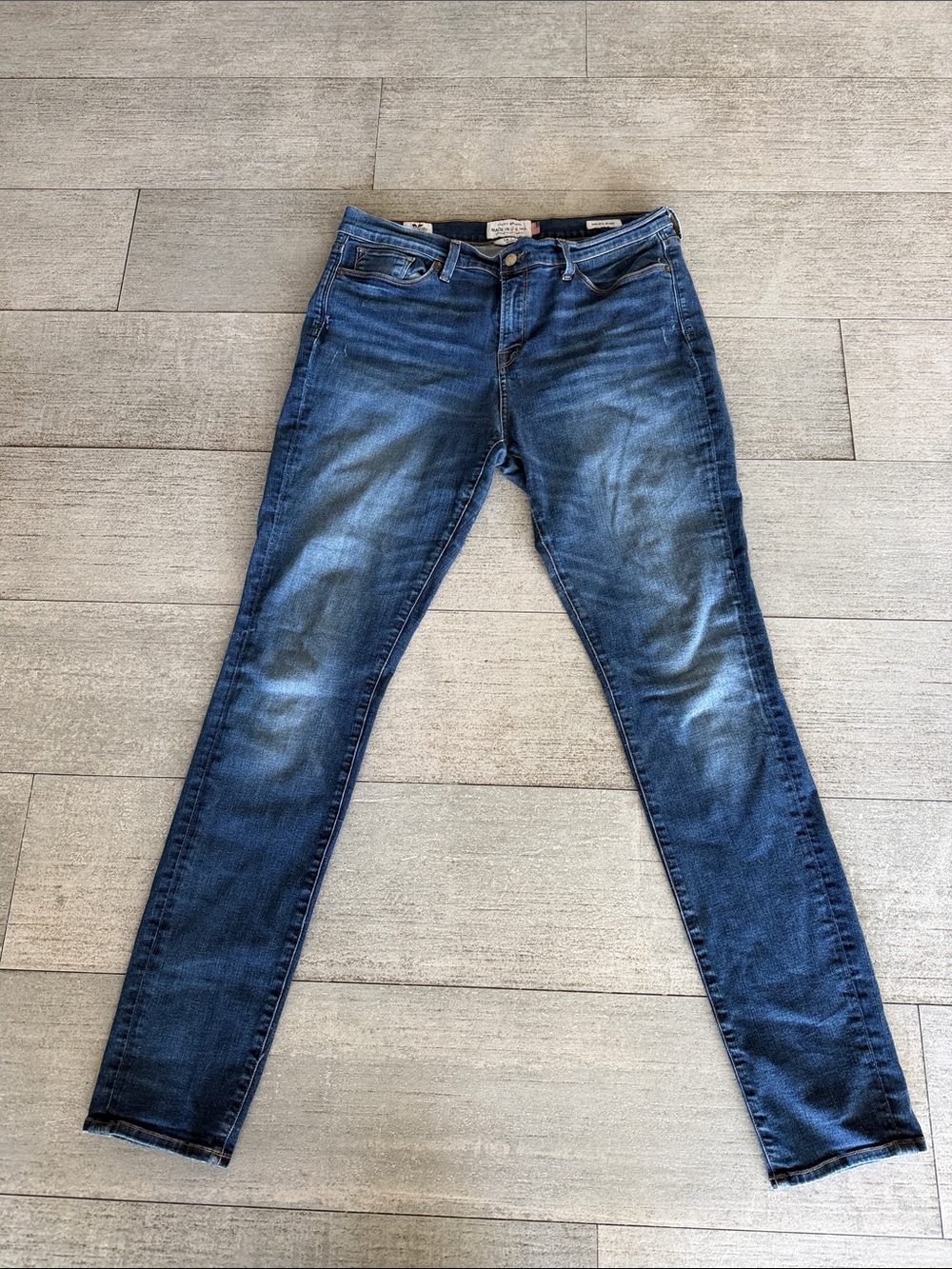 Lucky Brand Brooke Skinny Jeans Dark Wash Women’s Size 14 EUC